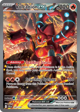 Volcanion ex (Journey Together 182/159)